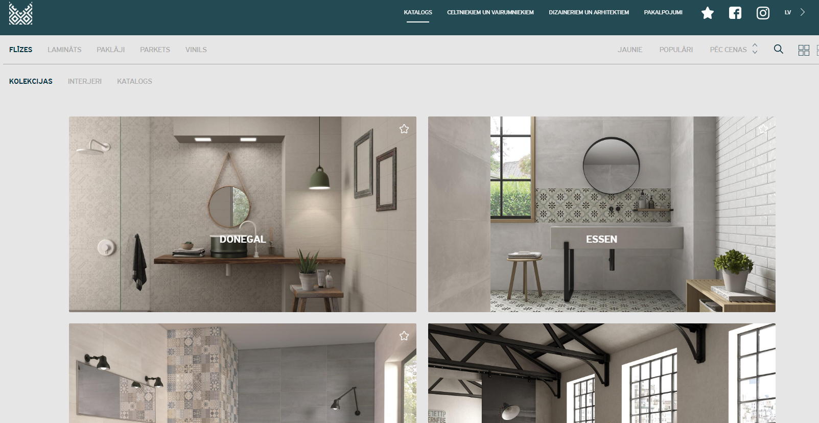 Nouvelle page de catalogue